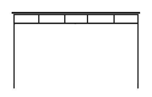 Контейнерная площадка на три контейнера без ворот МП-23