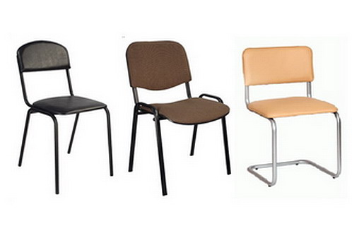 Стулья офисные металлические
